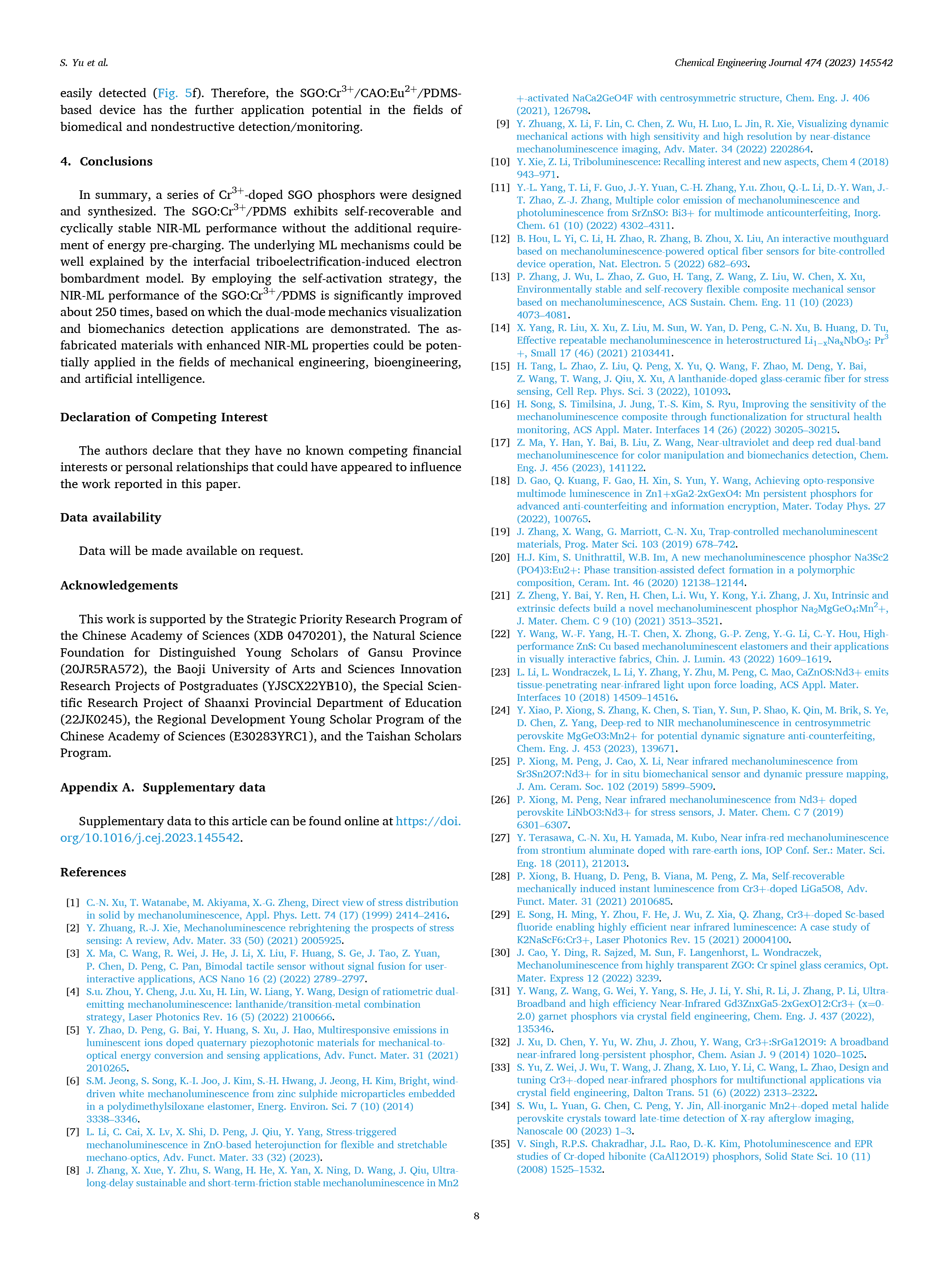 Self-recoverable and cyclically stable near-infrared mechanoluminescence for dual-mode mechanics visualization and biomechanics detection-8.png